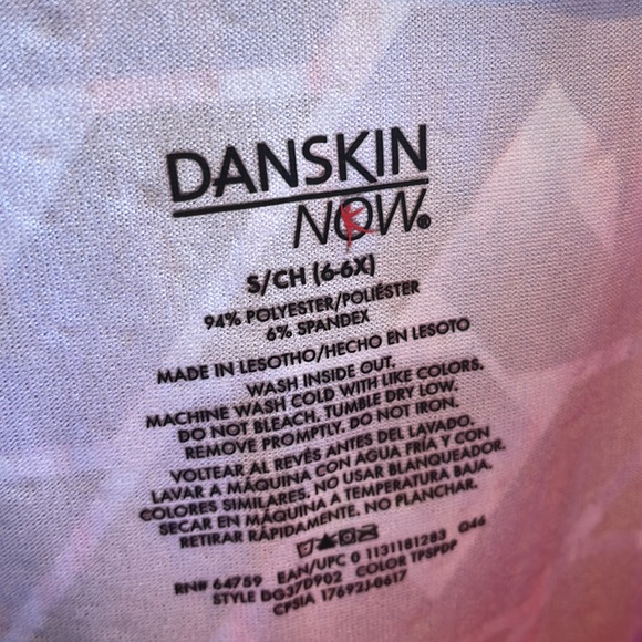 Danskin long sleeved leotard 6/6x - Picture 2 of 3